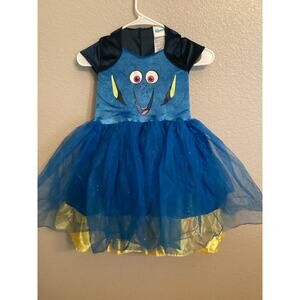 Disney Parks Pixar Finding Dory Deluxe Toddler Tutu Costume XS 4x-6
